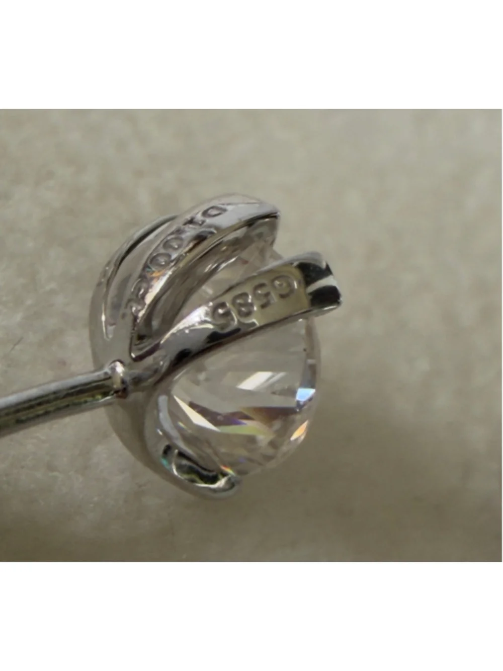 Pandora Nova 14k White Gold Lab-grown Diamond Earrings 1.00ct